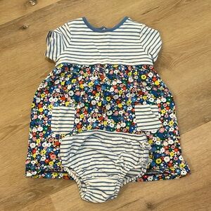 Baby boden dress with bloomers 9-12m